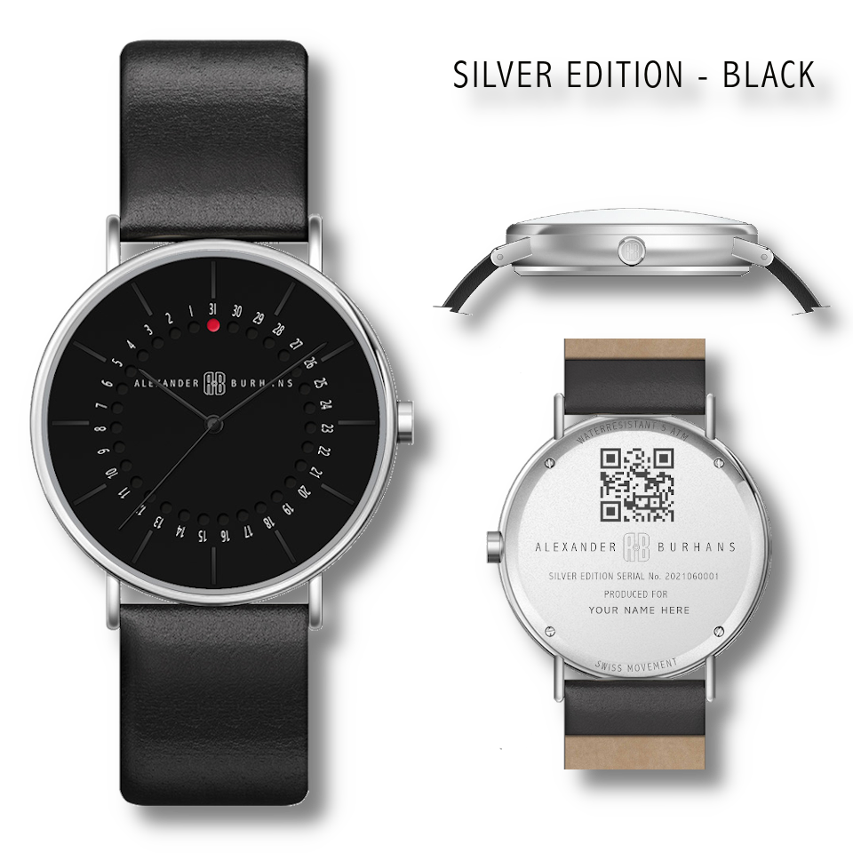 Silver Watch Edition - Black